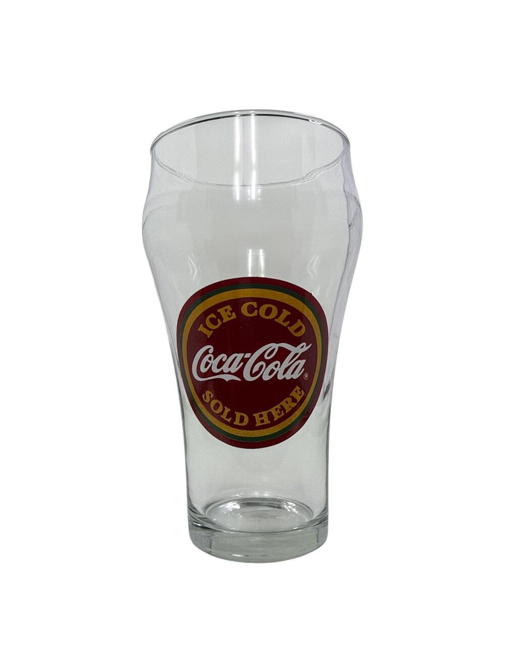 Coca-Cola Ice Cold Sold Here Glass